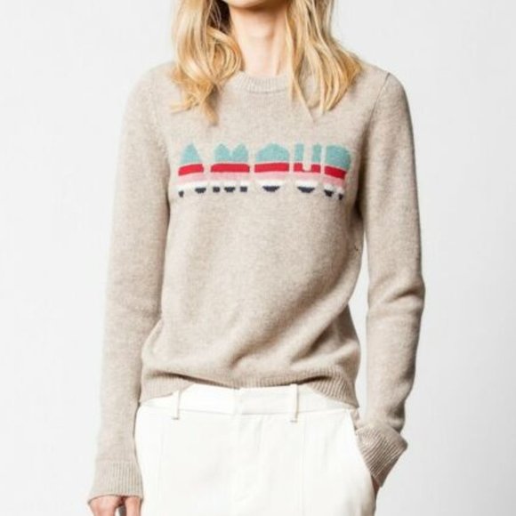 Zadig & Voltaire Sweaters - Zadig & Voltaire Cashmere Amour Sweater